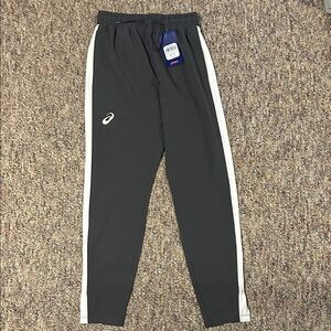 Asics Charcoal Pants with white Accents